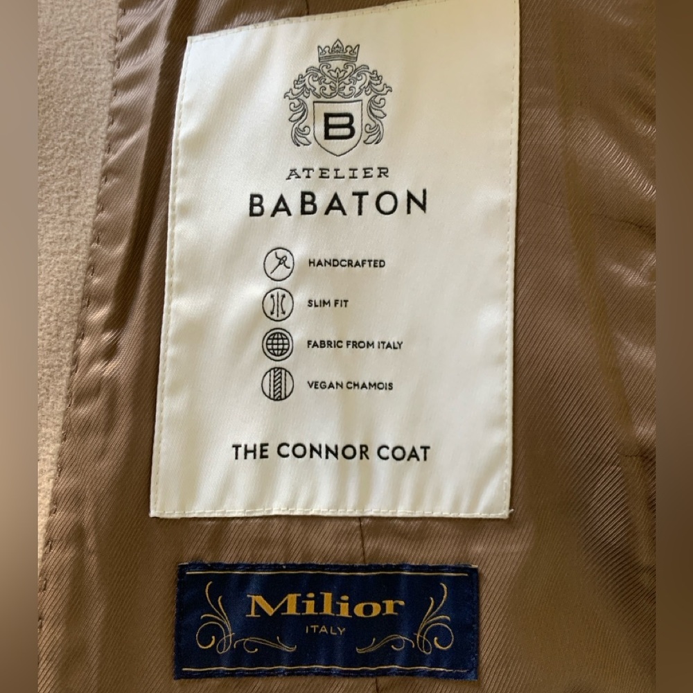 Aritzia Babaton Connor Coat Size Small in Dove Taupe - Picture 8 of 8